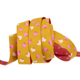 {New Arrival} Ruby Star Society Renaissance Ribbon Kimberly Kight Strawberry- Strawberry Toss Goldenrod  - 5/8"
