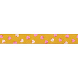 {New Arrival} Ruby Star Society Renaissance Ribbon Kimberly Kight Strawberry- Strawberry Toss Goldenrod  - 5/8"