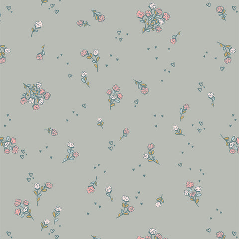 {New Arrival} Art Gallery Fabrics Love Letters Falling in Love Sky