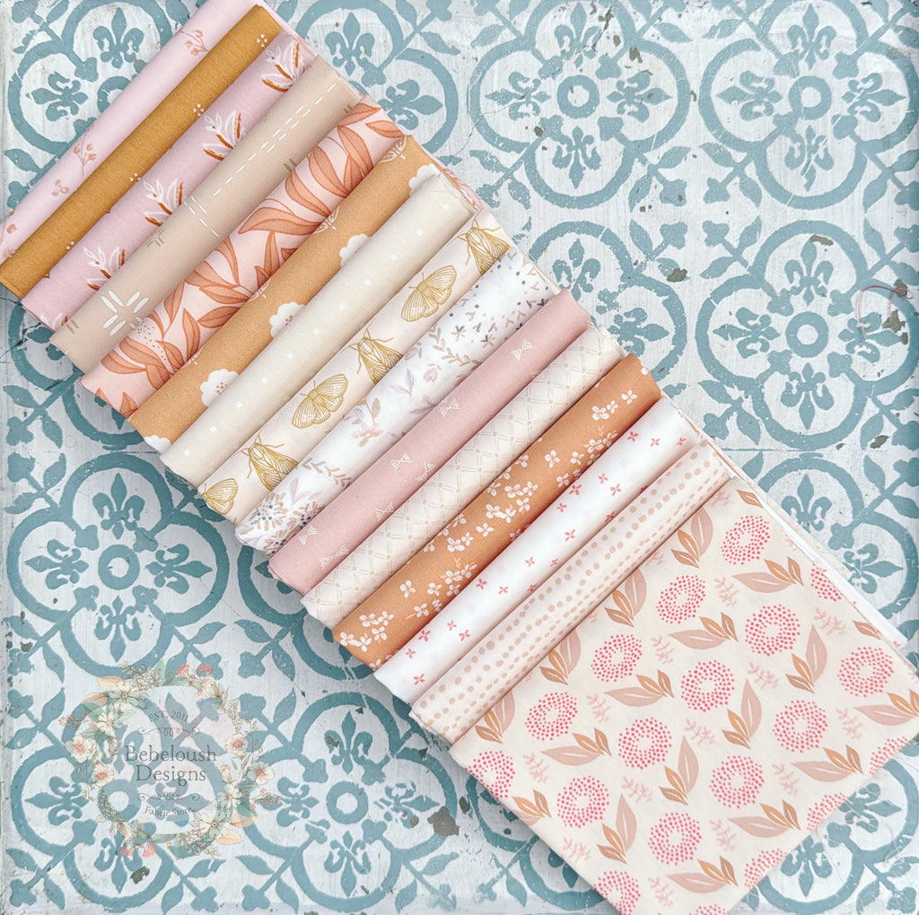 {New Arrival} Art Gallery Fabrics Curated Bundle Fat Quarter Bundles x 15 Pieces Clayflower