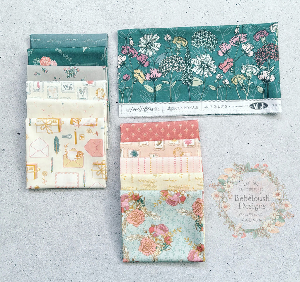 {New Arrival} Art Gallery Fabrics Love Letters Fat Quarter Bundle x 12 Fat Quarters