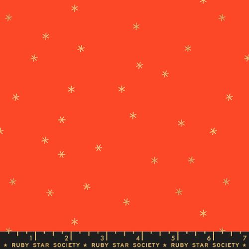 {New Arrival} Moda Ruby Star Society Spark Roadstar Red Metallic FAT QUARTER
