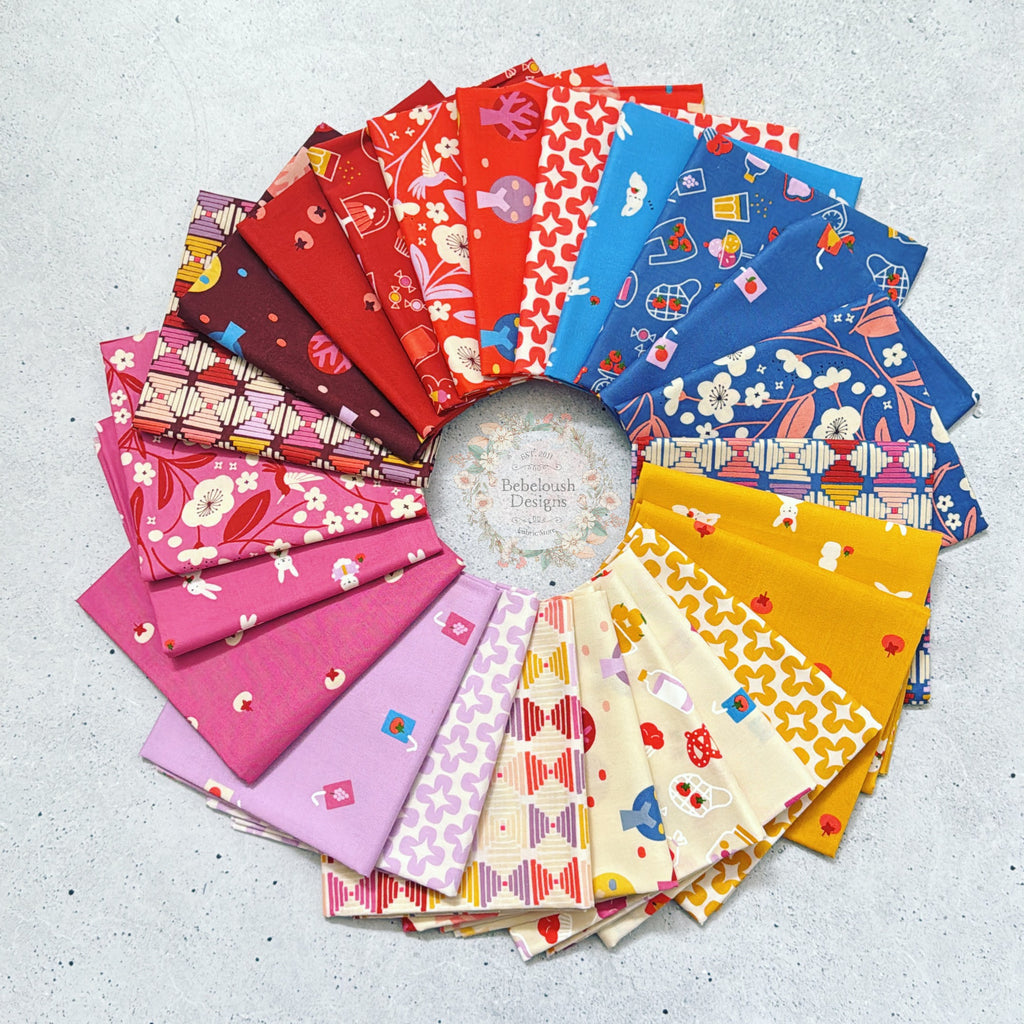 {New Arrival} Moda Ruby Star Society Persimmon Fat Quarter Bundle x 24 Pieces