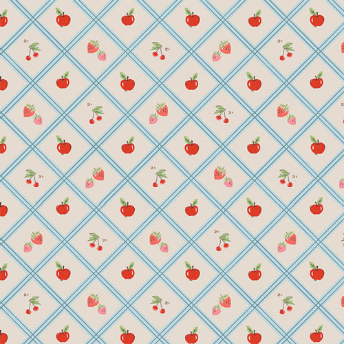 {New Arrival} Art Gallery Fabrics Minimo Cherry Tiles