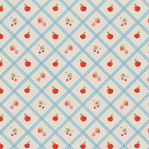 {New Arrival} Art Gallery Fabrics Minimo Cherry Tiles