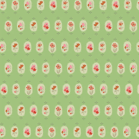 {New Arrival} Art Gallery Fabrics Minimo Prairie Dot Pistachio