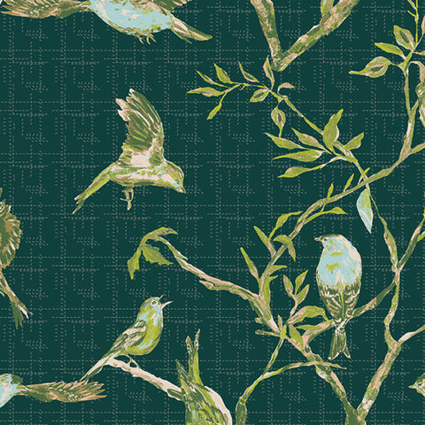 {New Arrival} Art Gallery Fabrics My Mother's Daughter Garden Chorus Moss