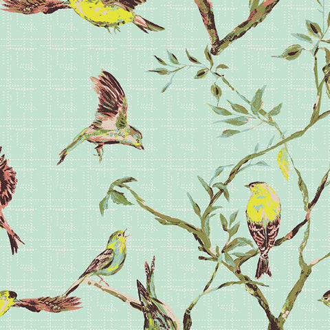 {New Arrival} Art Gallery Fabrics My Mother's Daughter Garden Chorus Dew