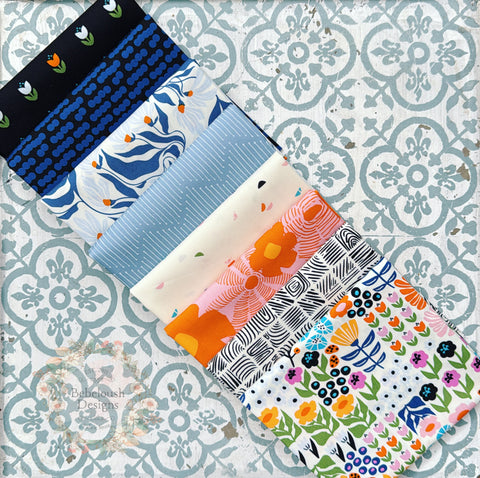 {New Arrival} Art Gallery Fabrics THE CUR8TOR - Modernista Fat Quarter Bundle x 8 Fat Quarters