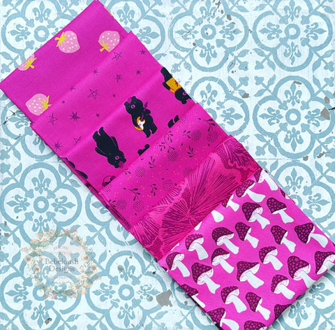 {New Arrival} Moda Ruby Star Society Sampler Curated Fat EIGHTH Bundle x 6 Electric Berry