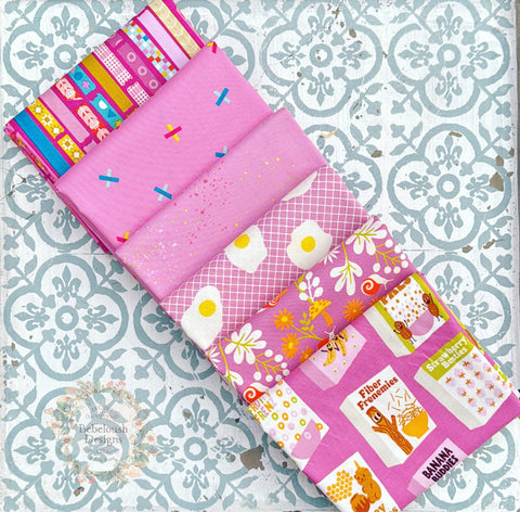 {New Arrival} Moda Ruby Star Society Sampler Curated Fat Quarter Bundle x 6 Heliotrope