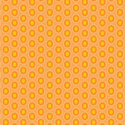 {New Arrival} Art Gallery Fabrics Oval Elements Papaya Orange