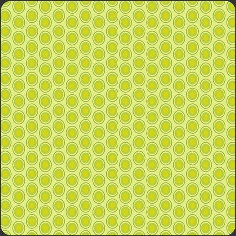 {New Arrival} Art Gallery Fabrics Oval Elements Green Apple
