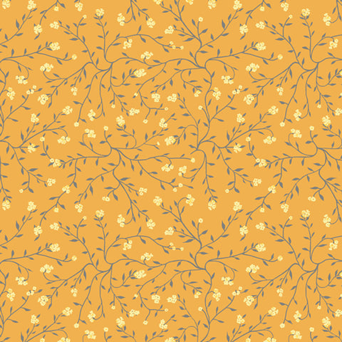 {New Arrival} Art Gallery Fabrics Plentiful Dancing Florets Solar