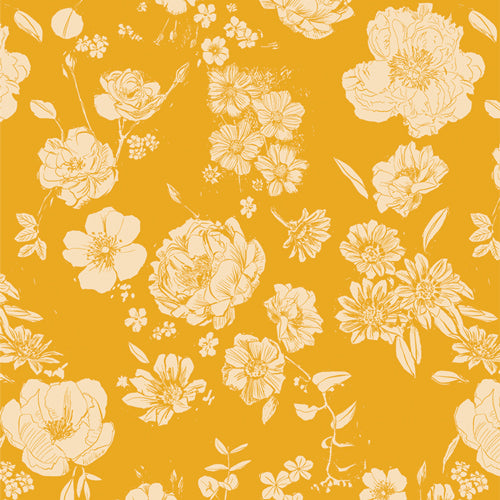 {Pre-Order March/April} Art Gallery Fabrics Potager Flowers for Mom Sunshine