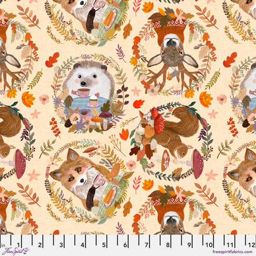 {New Arrival} FreeSpirit Mia Charro Autumn Friends Autumn Wreaths - Cream