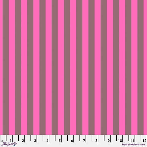 {New Arrival} Tula Pink Neon True Colours Neon Tent Stripe - Cosmic FAT QUARTER