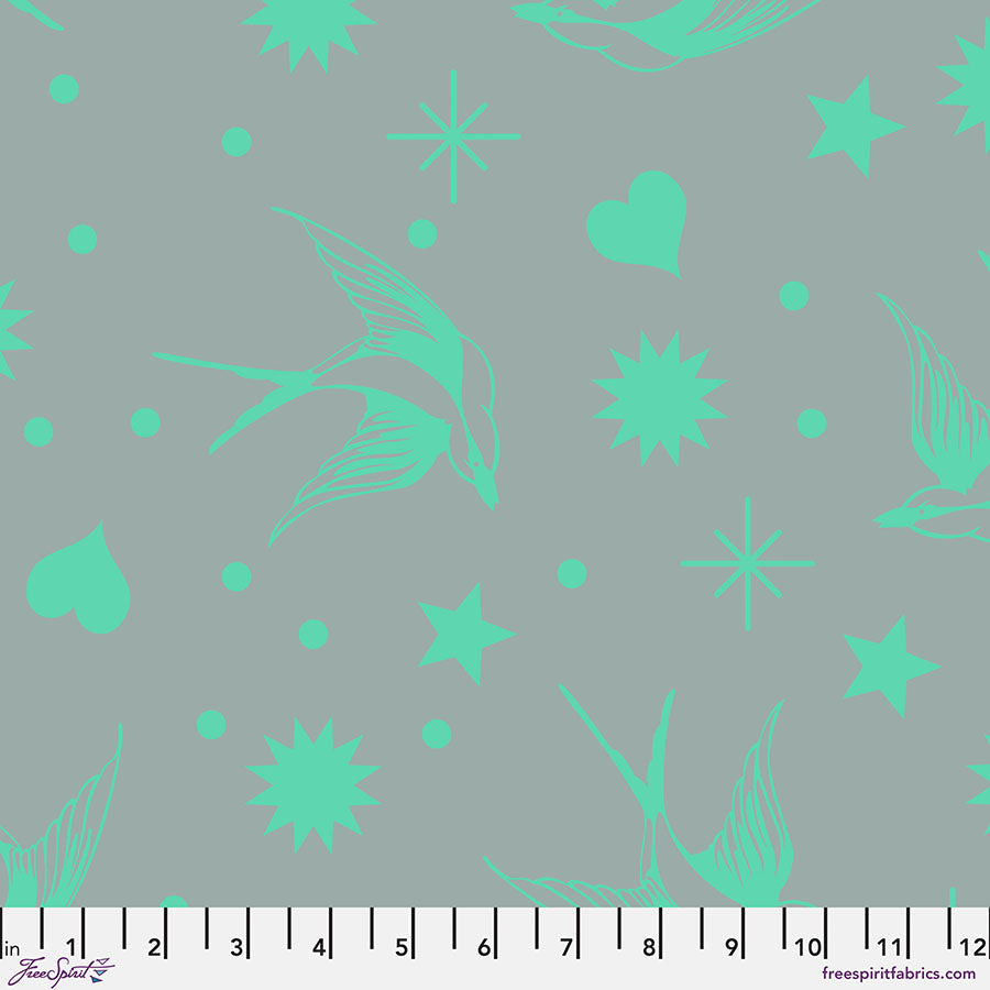 {New Arrival} Tula Pink Neon True Colours Neon Fairy Flakes Spirit FAT QUARTER