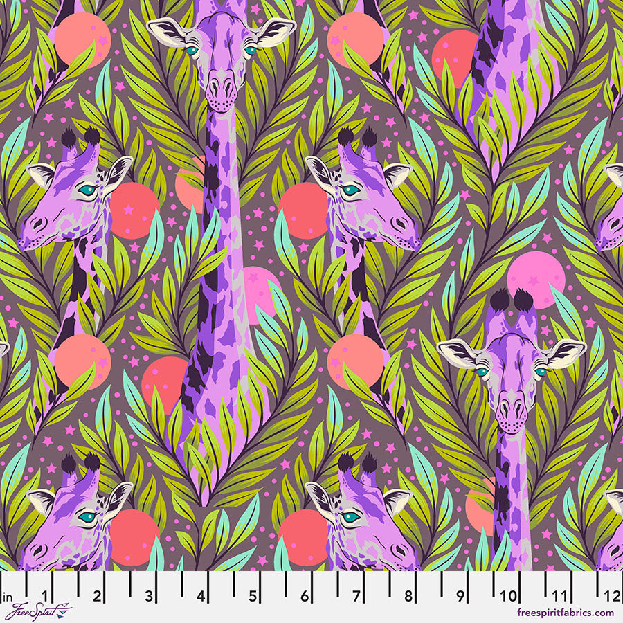 {New Arrival} Tula Pink Everglow Neck For Days - Mystic FAT QUARTER