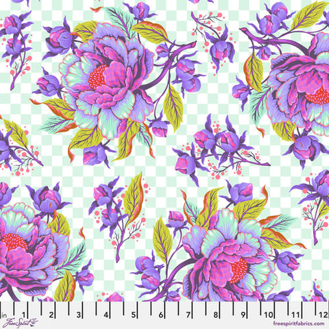 {New Arrival} FreeSpirit Tula Pink Untamed Peony for Your Thoughts - Nova