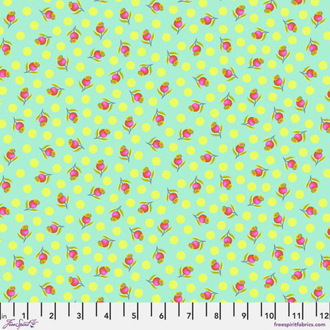 {New Arrival} FreeSpirit Tula Pink Untamed Impending Bloom - Moonbeam