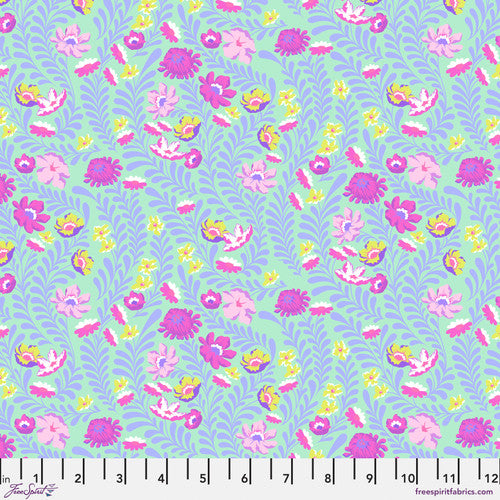 {New Arrival} FreeSpirit Tula Pink Untamed Flowerfield - Cosmic