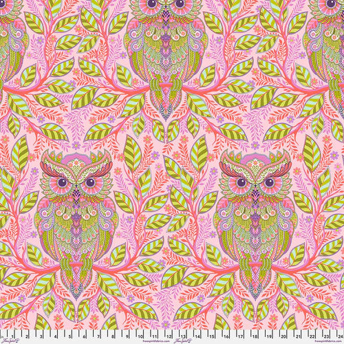 {New Arrival} FreeSpirit Tula Pink Full Moon Forest II Hootie Patootie Honey