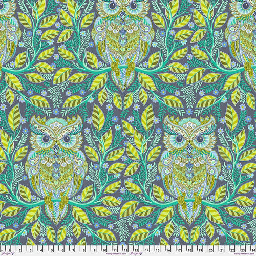{New Arrival} FreeSpirit Tula Pink Full Moon Forest II Hootie Patootie Starlight