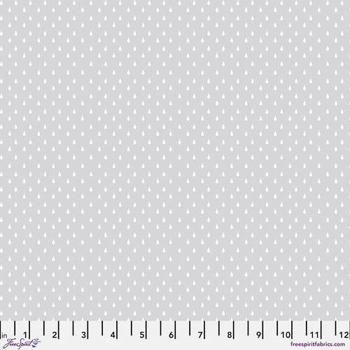 {New Arrival} FreeSpirit Tula Pink True Colours 2025 Ghost Droplettes Whisper