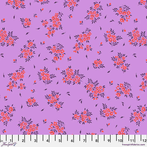 {New Arrival} FreeSpirit Tula Pink True Colours 2025 What a DItz Heliotrope