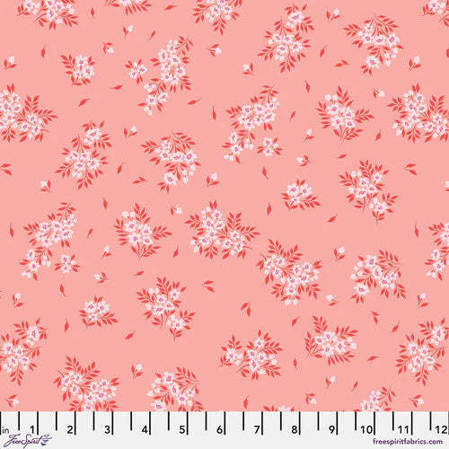 {New Arrival} FreeSpirit Tula Pink True Colours 2025 What a Ditz Peachy Keen