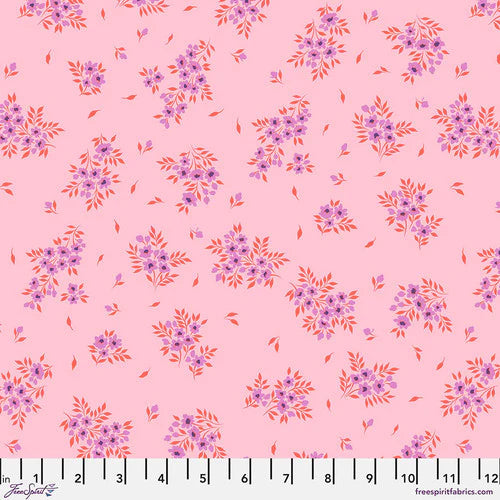 {New Arrival} FreeSpirit Tula Pink True Colours 2025 What a Ditz Pink Lemonade