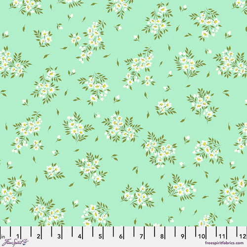 {New Arrival} FreeSpirit Tula Pink True Colours 2025 What a Ditz Spearmint