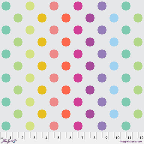 {Pre-Order October} FreeSpirit Tula Pink Graywork True Colours Disco Poms - Whisper