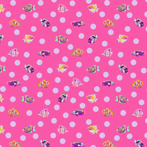 {Pre-Order April} FreeSpirit Tula Pink Floral Reef - School Crossing Delphine