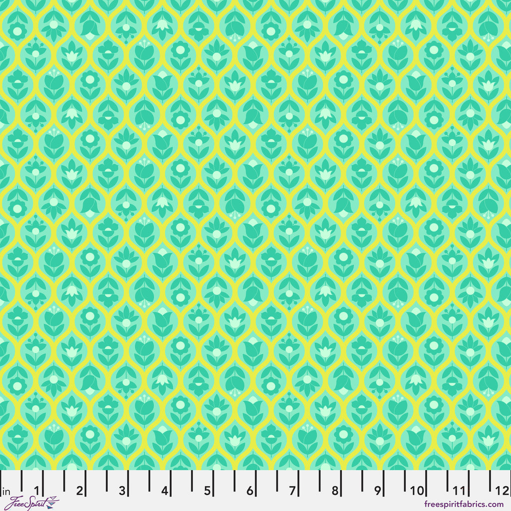 {Pre-Order October} FreeSpirit Tula Pink Legendary Beg Your Garden - Apple