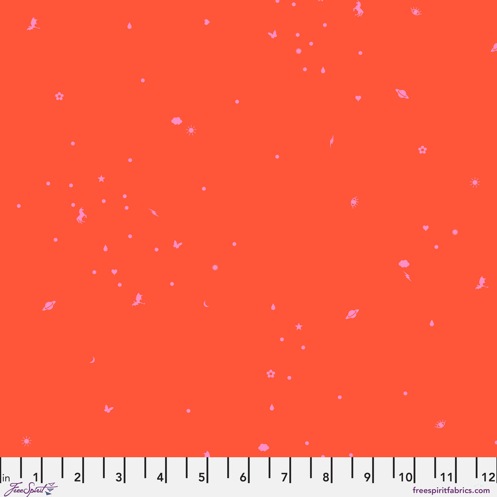 {Pre-Order October} FreeSpirit Tula Pink Legendary Charmed - Vermillion