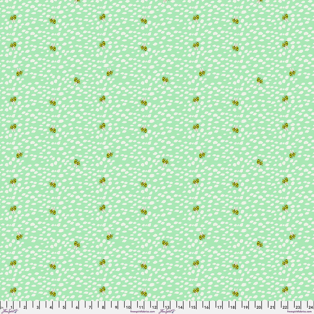 {Pre-Order March} FreeSpirit Tula Pink Down To Earth Do Re Bee - Daybreak