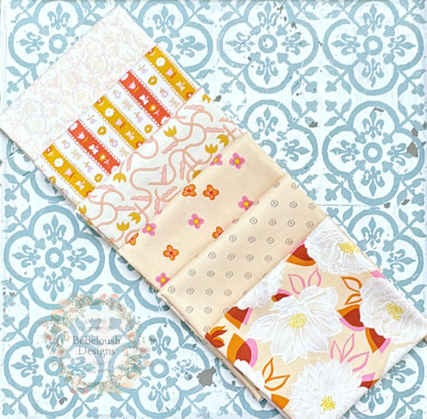 {New Arrival} Moda Ruby Star Society Sampler Curated Fat Quarter Bundle x 6 Creme Brulee