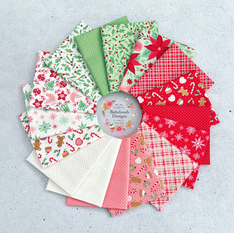 {New Arrival} Moda Sweetfire Road Merrily on Hight Fat Quarter Bundle x 16 Pieces
