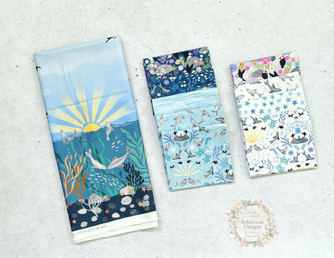 {New Arrival} Lewis & Irene Fabric Patchwork Collection Fat Quarter Bundle x 9 Fat Quarters + 1 Panel