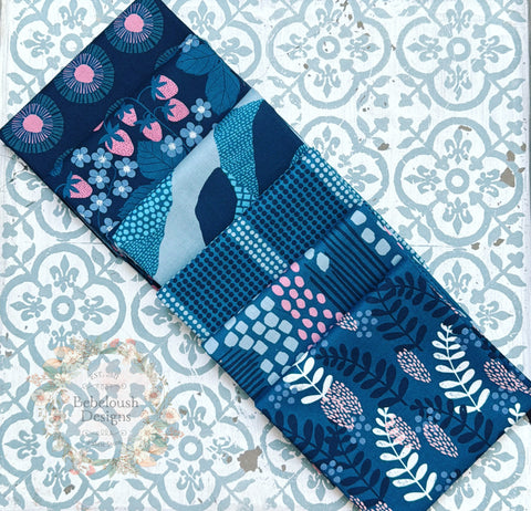 {New Arrival} Moda Ruby Star Society Sampler Curated Fat Quarter Bundle x 6 Galaxy Landscape