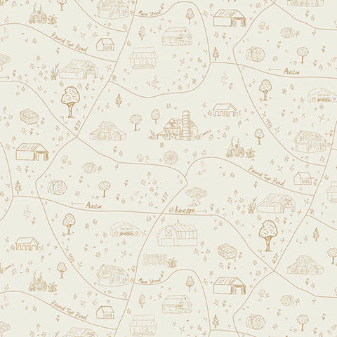 {New Arrival} Art Gallery Fabrics Road to Round Top Village Lane  FAT QUARTER