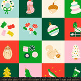 {Pre-Order June} Moda Ruby Star Society Merry Happy Fat Quarter Bundle x 26 Pieces + 2 x 91cm Panels