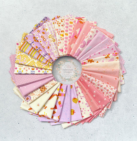 {New Arrival} Moda Ruby Star Society Fat EIGHTH Bundle x 30 Prints Pink Lemonade