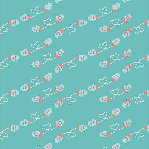 {New Arrival} Art Gallery Fabrics Frost & Fir- Mitten Smitten