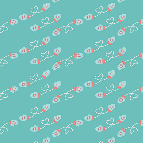 {New Arrival} Art Gallery Fabrics Frost & Fir- Mitten Smitten