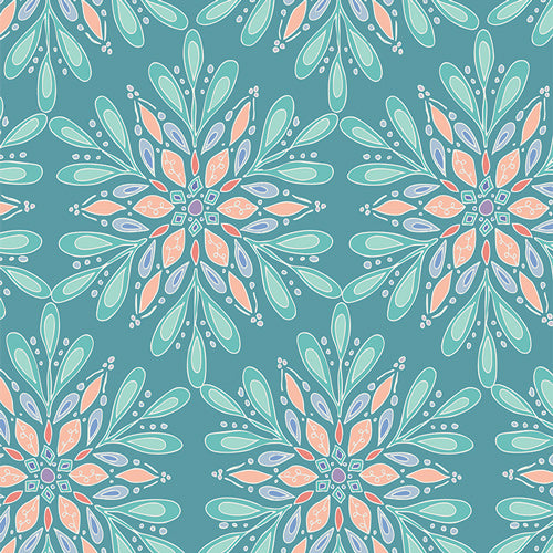{New Arrival} Art Gallery Fabrics Frost & Fir- Winterflake Glow