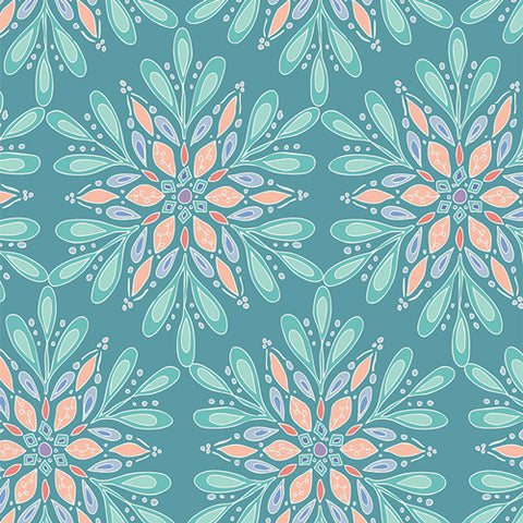 {New Arrival} Art Gallery Fabrics Frost & Fir- Winterflake Glow