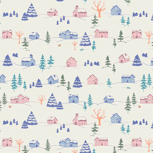 {New Arrival} Art Gallery Fabrics Frost & Fir- Winterful Town